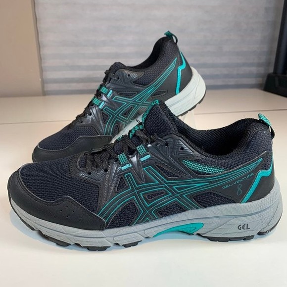 asics blue and orange womens